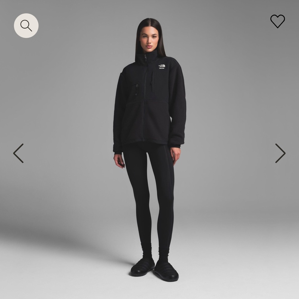 North Face x SKIMS 1995 RETRO DENALI FLEECE JACKET onyx